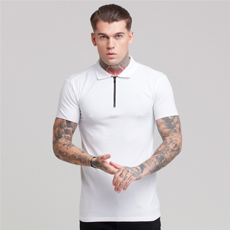 Summer Solid Polo Shirt Short Sleeve Tshirts