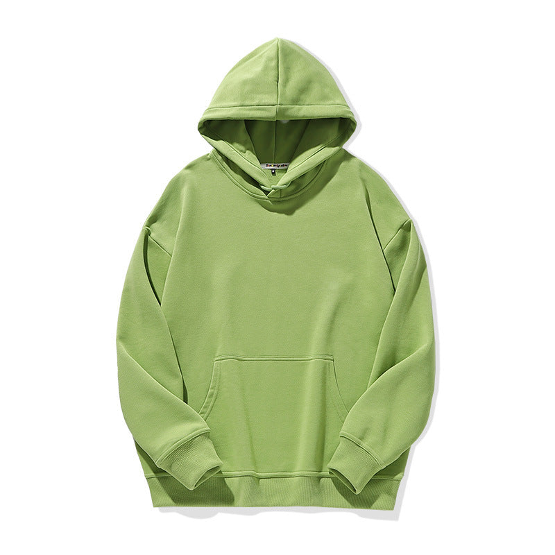 Solid Color Loose Hoodie