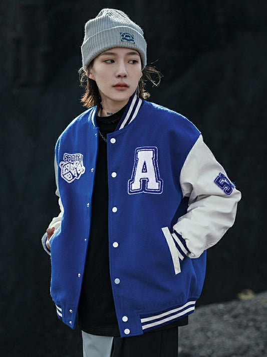 Embroidered Letter Jacket