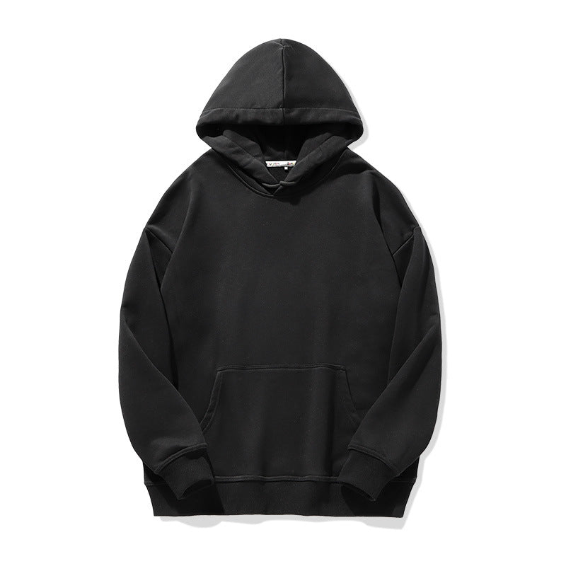 Solid Color Loose Hoodie