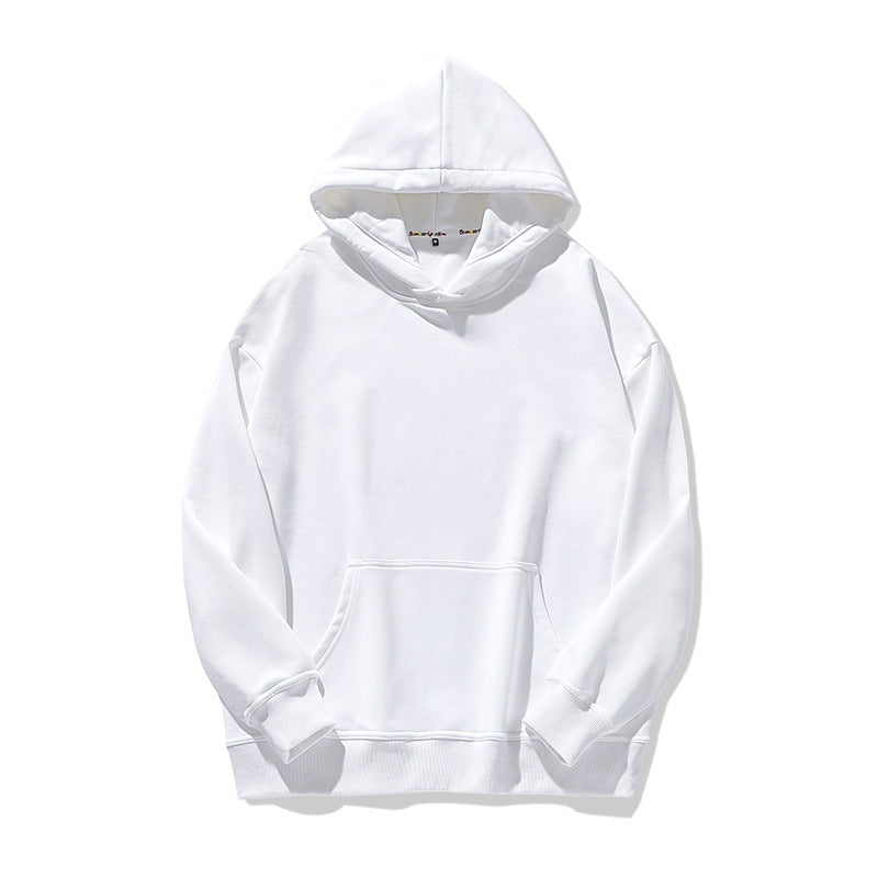 Solid Color Loose Hoodie