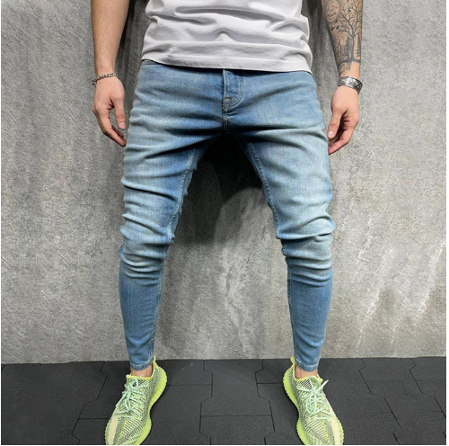 Men's Ripped Slim Fit Jeans