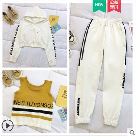 Three-piece Casual Sportswear Suit