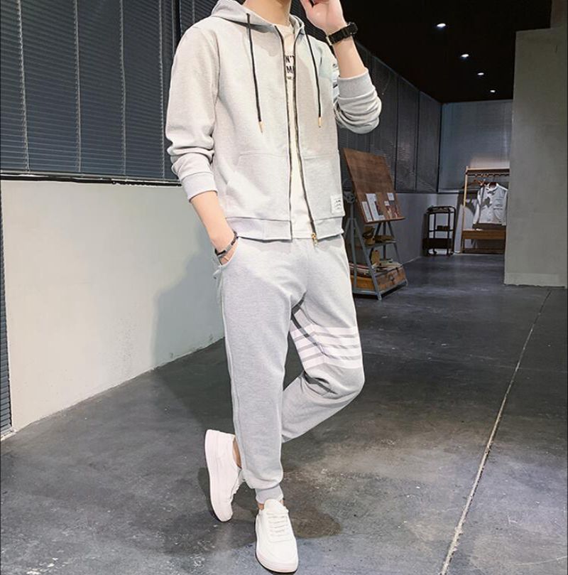 Male Two Piece Sets Sports Suit