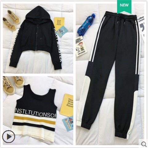 Three-piece Casual Sportswear Suit