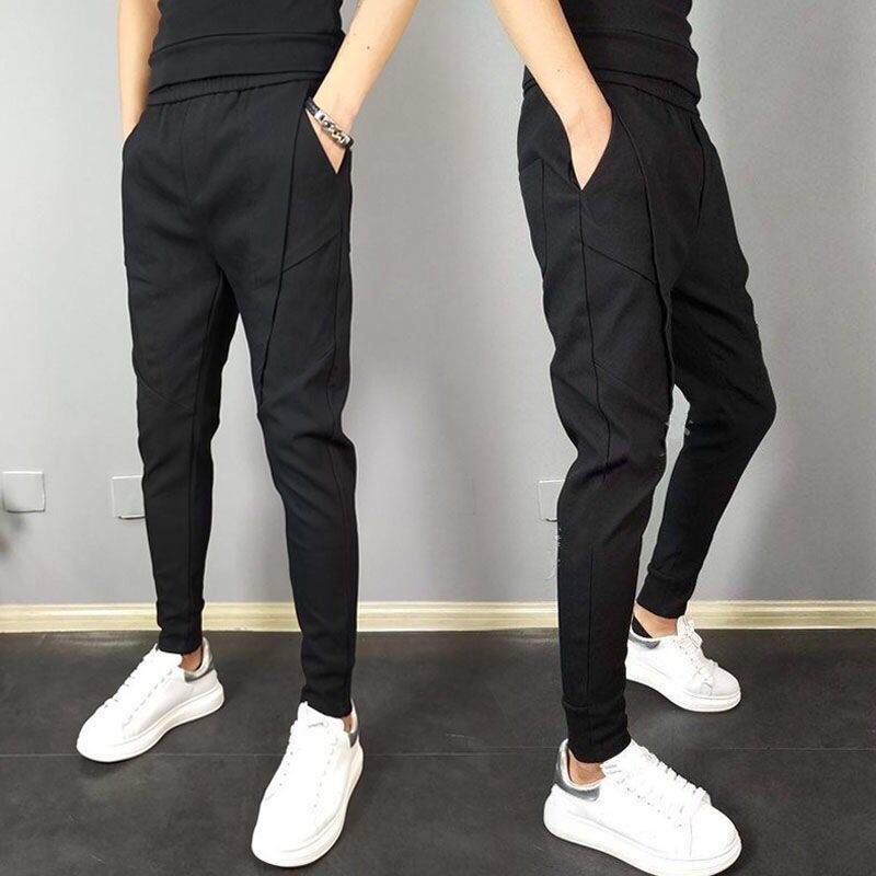 Hip Hop Cargo Pants Loose Black Pants