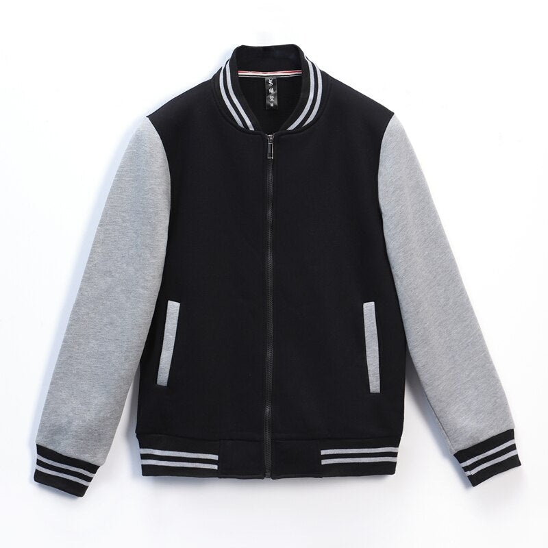 Winter Fleece Baseball Jackets