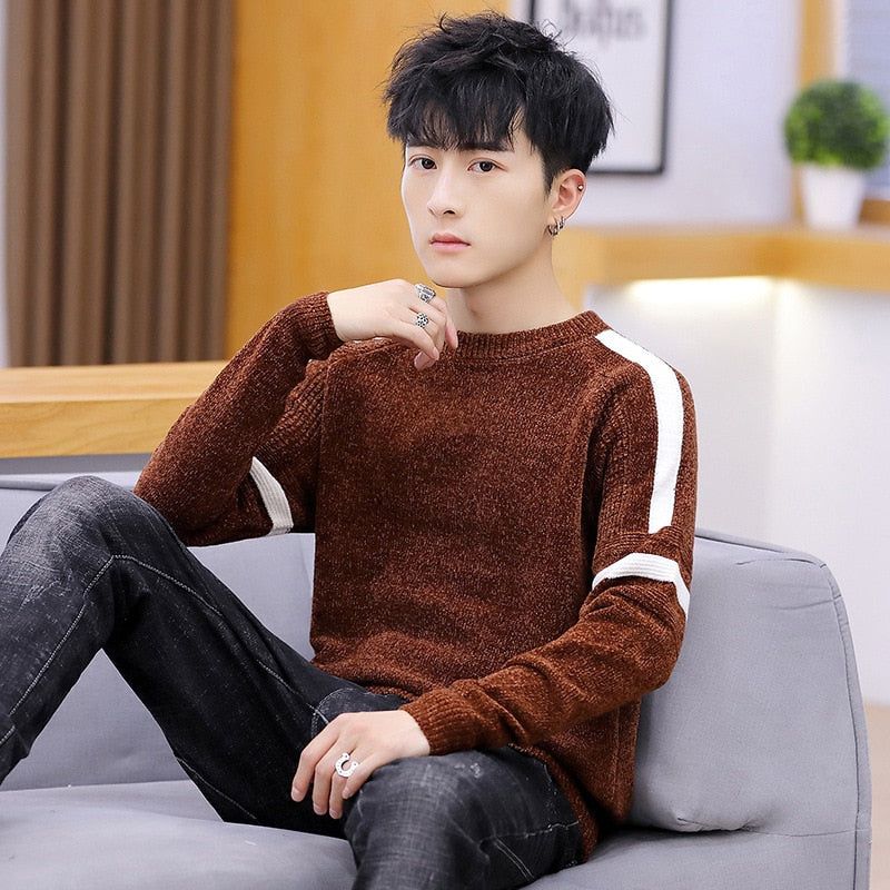 O-neck Sweater Men Pullovers