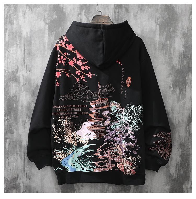 Harajuku style loose hoodie