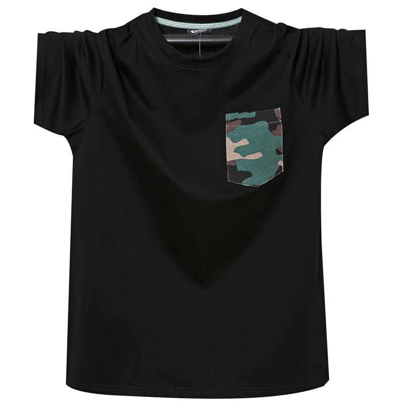 Camouflage Pockets Men Oversized T-shirt