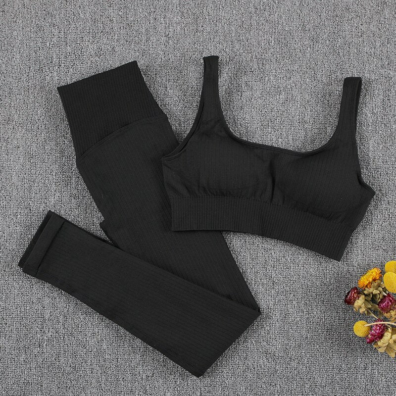 Women's High Waist Leggings Yoga Outfits