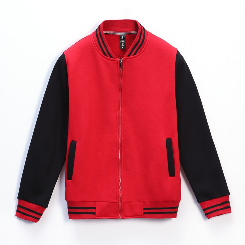 Winter Fleece Baseball Jackets