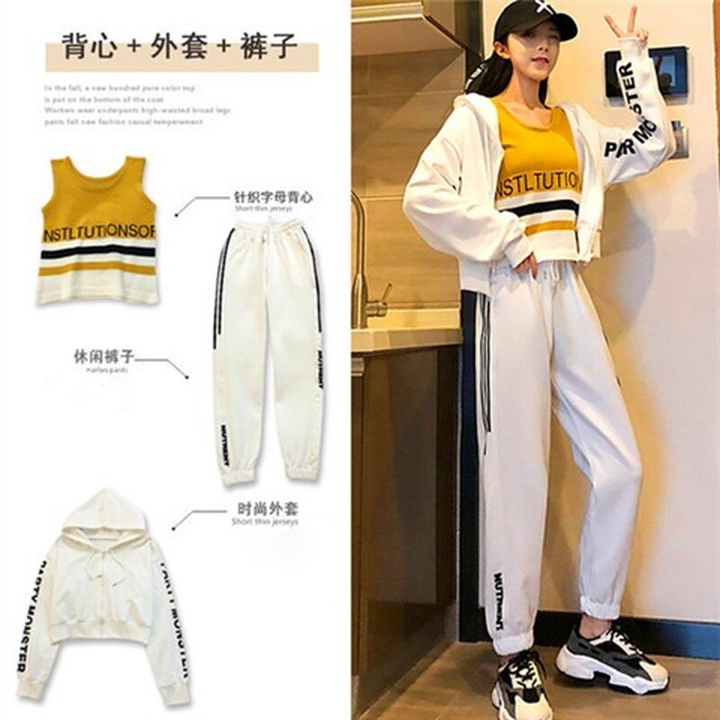 Three-piece Casual Sportswear Suit