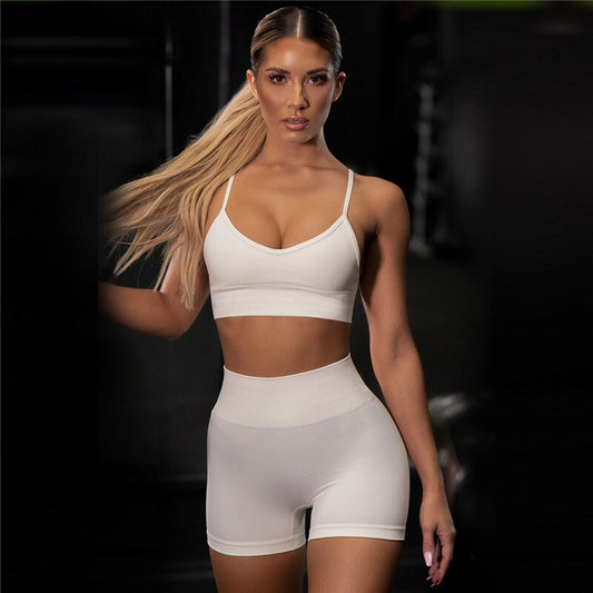 Padded Bra Seamless Shorts Sportswear