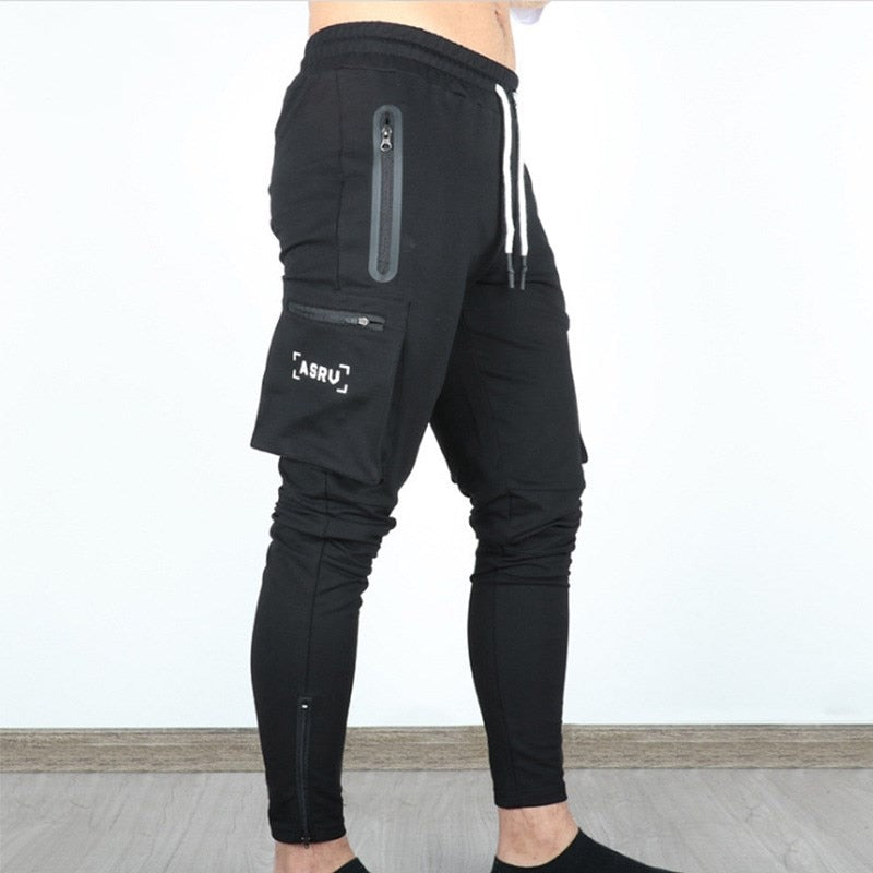 Men Sports Cargo Sweatpants