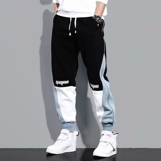 Casual Joggers Spliced Pants