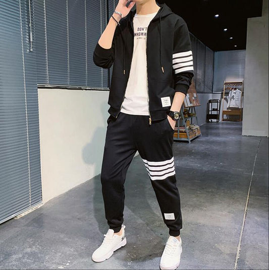 Male Two Piece Sets Sports Suit