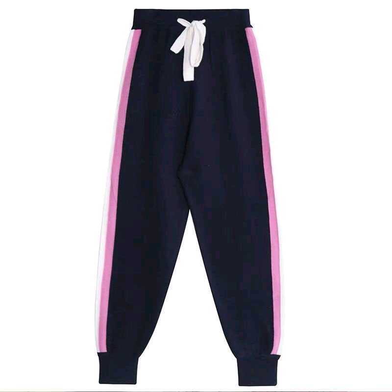 Women Elastic High Waist Pleated Knitted Pant