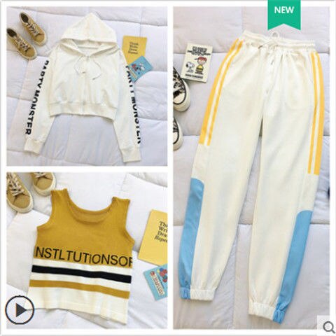 Three-piece Casual Sportswear Suit