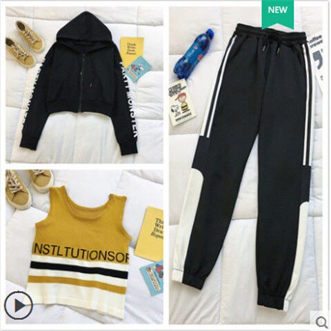 Three-piece Casual Sportswear Suit