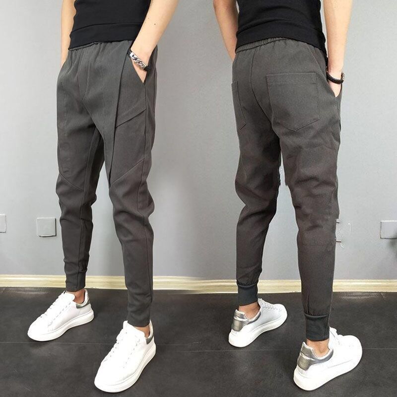 Hip Hop Cargo Pants Loose Black Pants