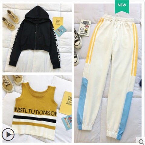 Three-piece Casual Sportswear Suit