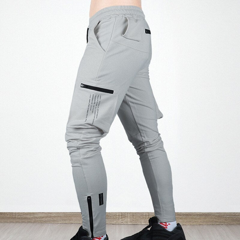 Men Sports Cargo Sweatpants