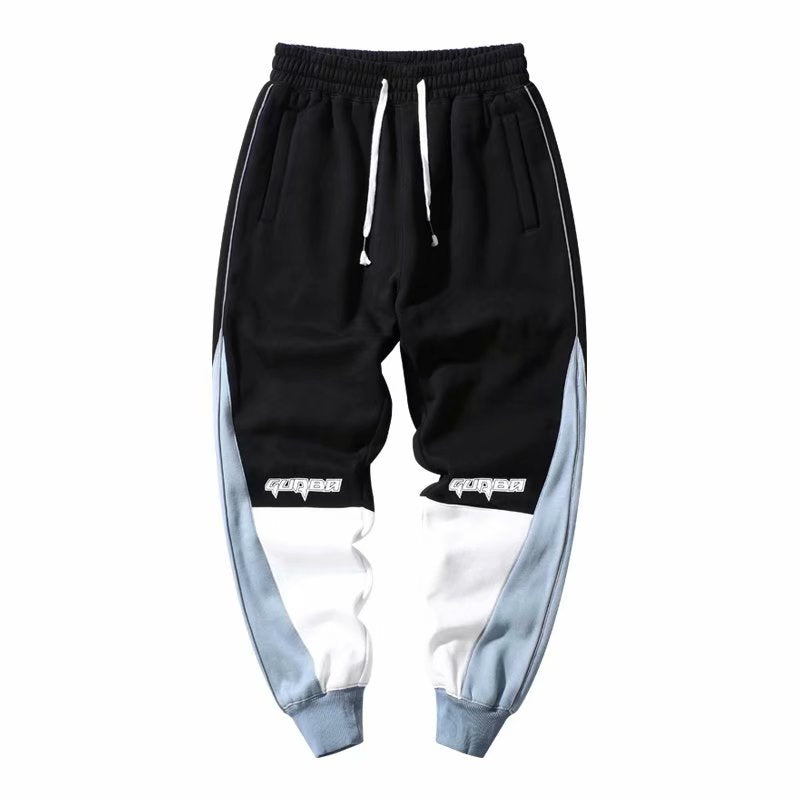 Casual Joggers Spliced Pants