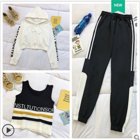 Three-piece Casual Sportswear Suit