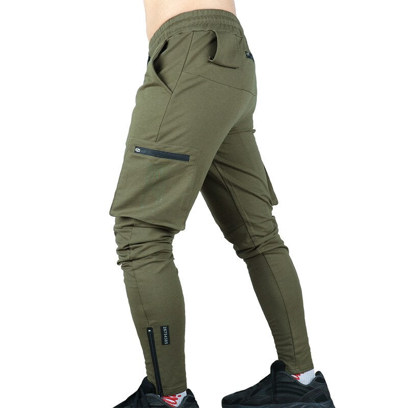 Men Sports Cargo Sweatpants