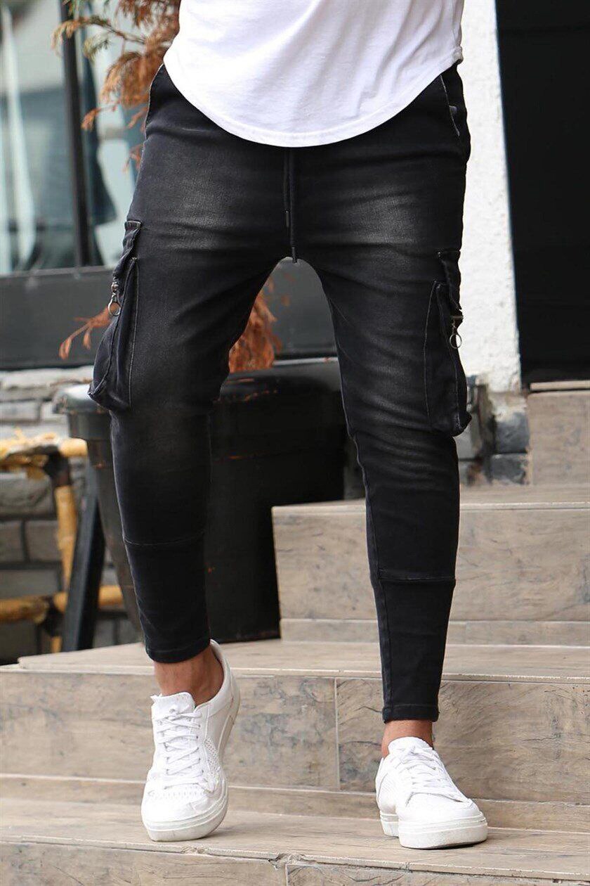 Ripped Slim Fit Denim Jeans