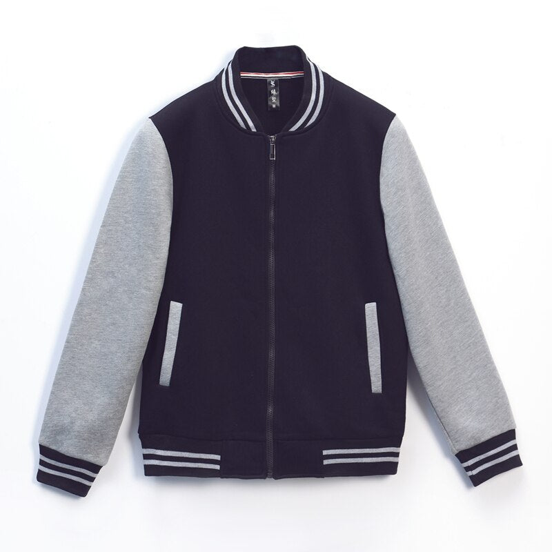 Winter Fleece Baseball Jackets