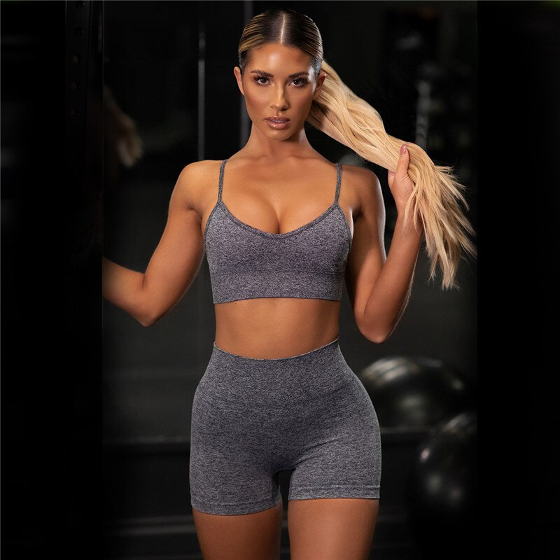 Padded Bra Seamless Shorts Sportswear