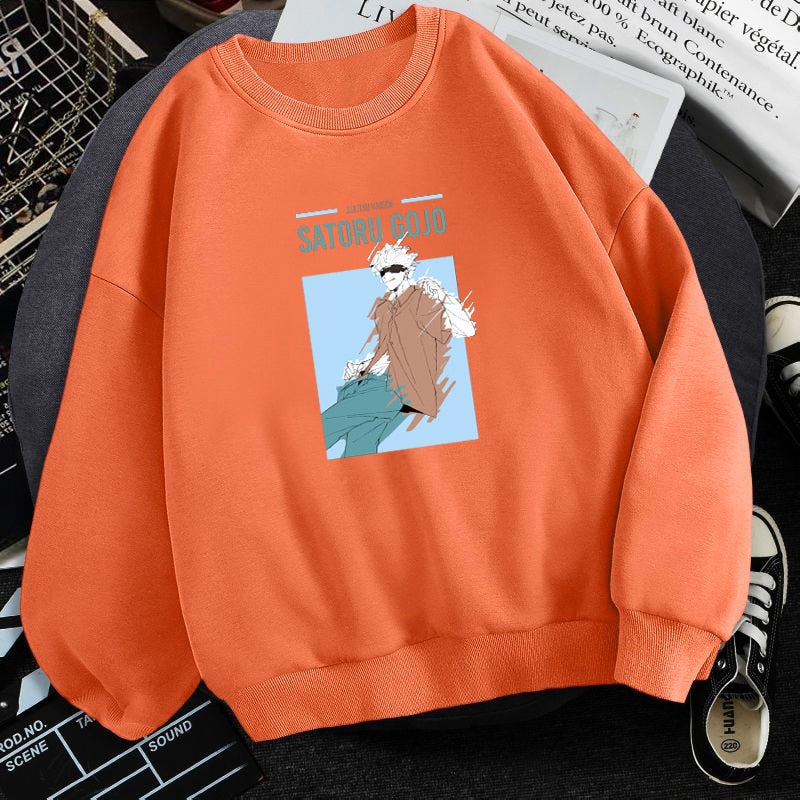 Satoru Gojo Anime Printed Sweatshirts