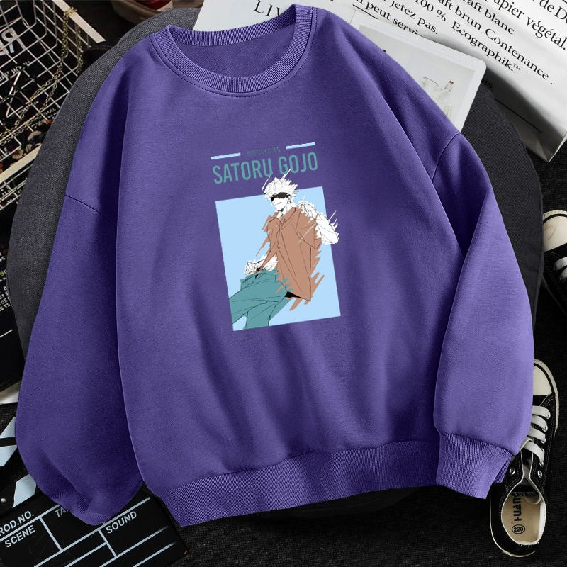 Satoru Gojo Anime Printed Sweatshirts