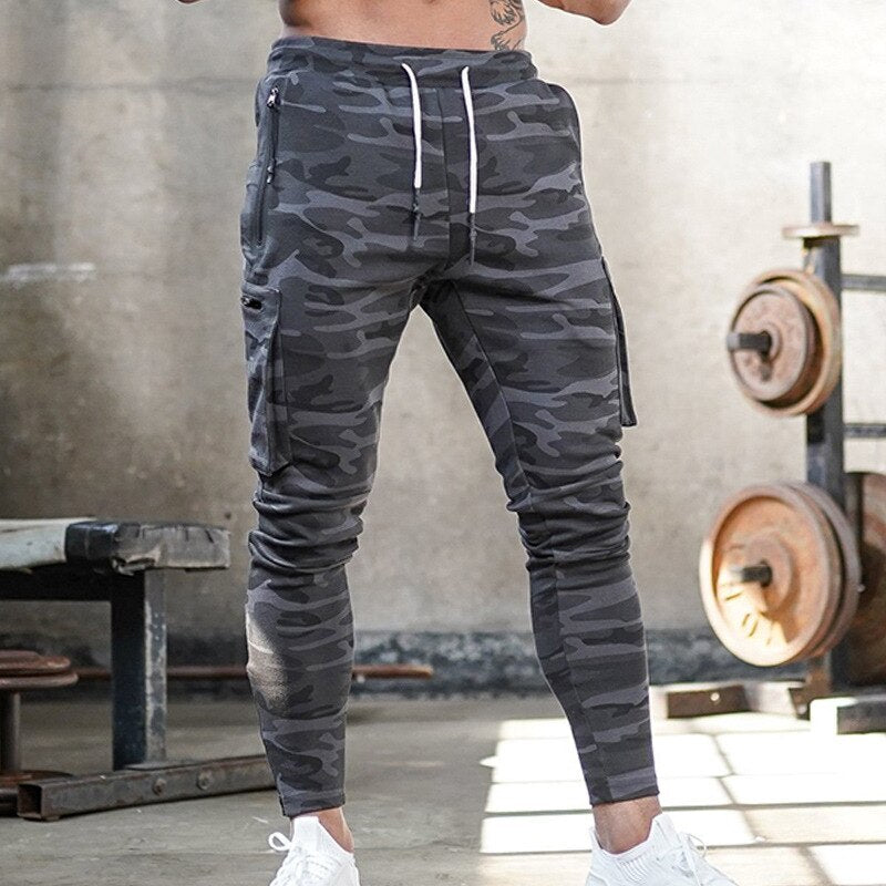 Men Sports Cargo Sweatpants