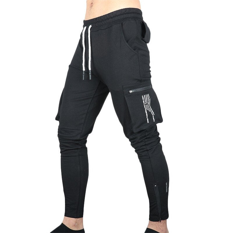 Men Sports Cargo Sweatpants