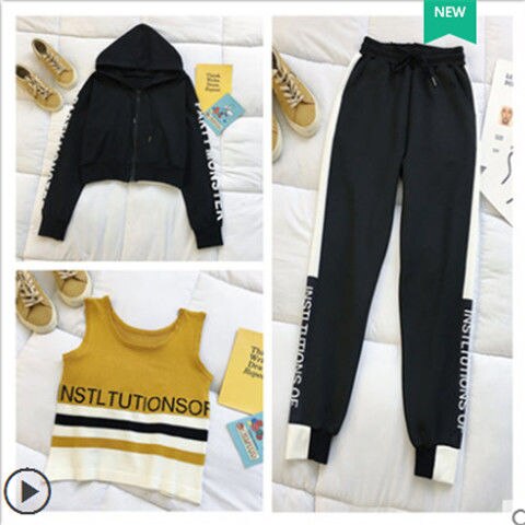 Three-piece Casual Sportswear Suit