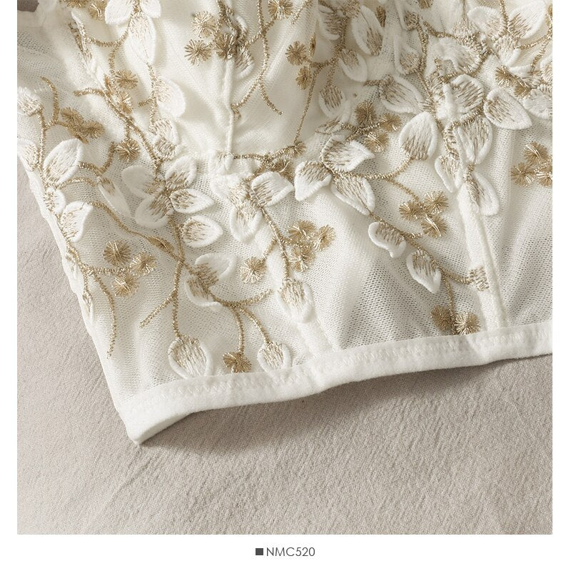 French Embroidery Camis Tops