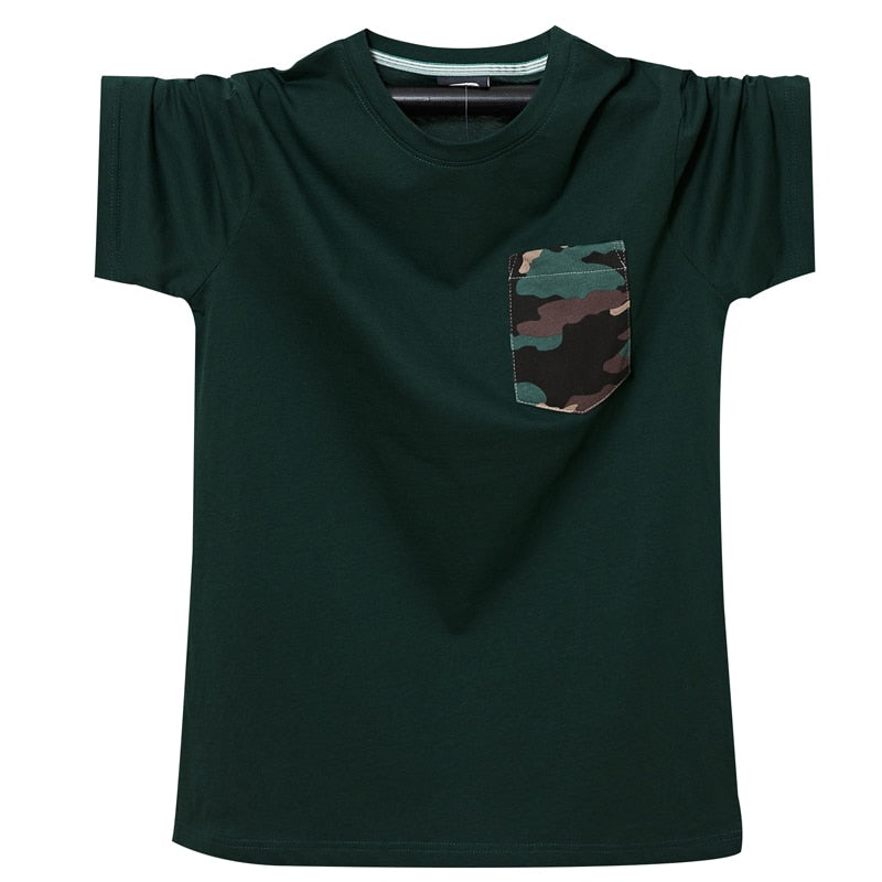 Camouflage Pockets Men Oversized T-shirt