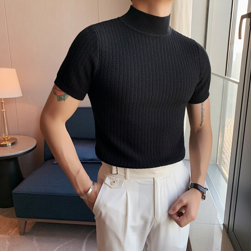 Autumn Short Sleeve Knit