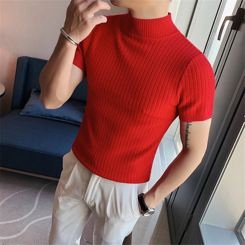 Autumn Short Sleeve Knit