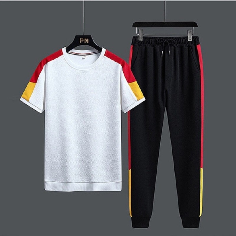 Men's Short-sleeved Sports Suit