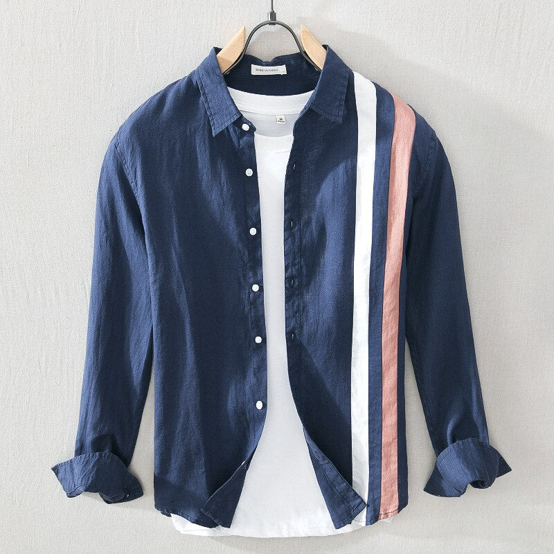 Summer Casual Long Loose Linen Sleeves Shirt