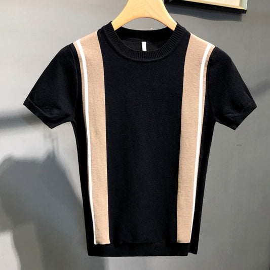 Thin Sweater Ice Silk Short Sleeve T-shirt