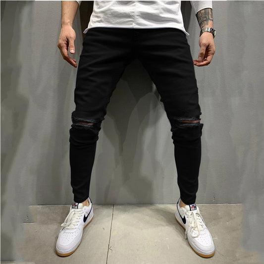 Men's Ripped Slim Fit Jeans