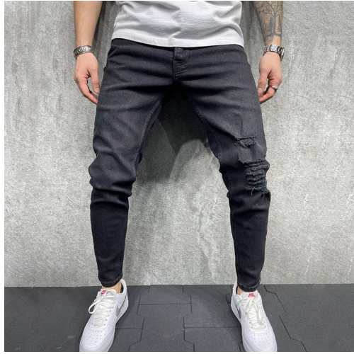 Men's Ripped Slim Fit Jeans