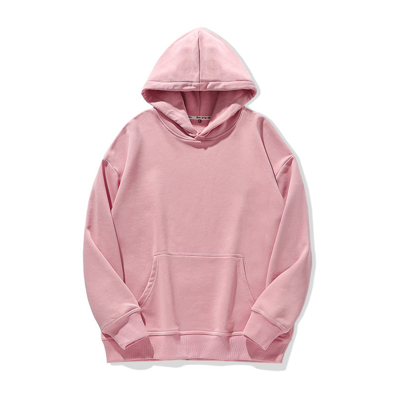 Solid Color Loose Hoodie