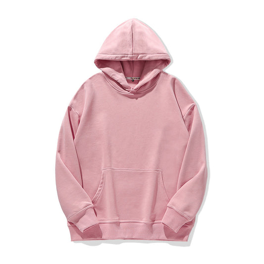 Solid Color Loose Hoodie